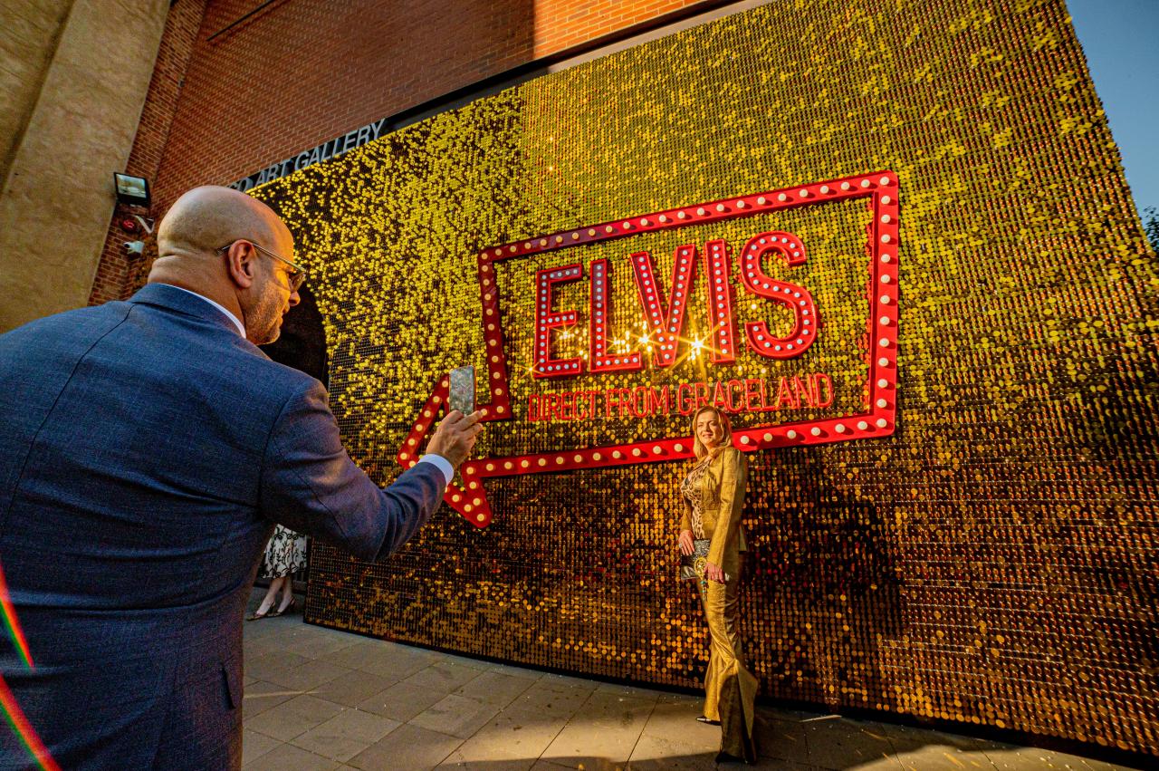 Elvis:Direct from Graceland exhibition facade