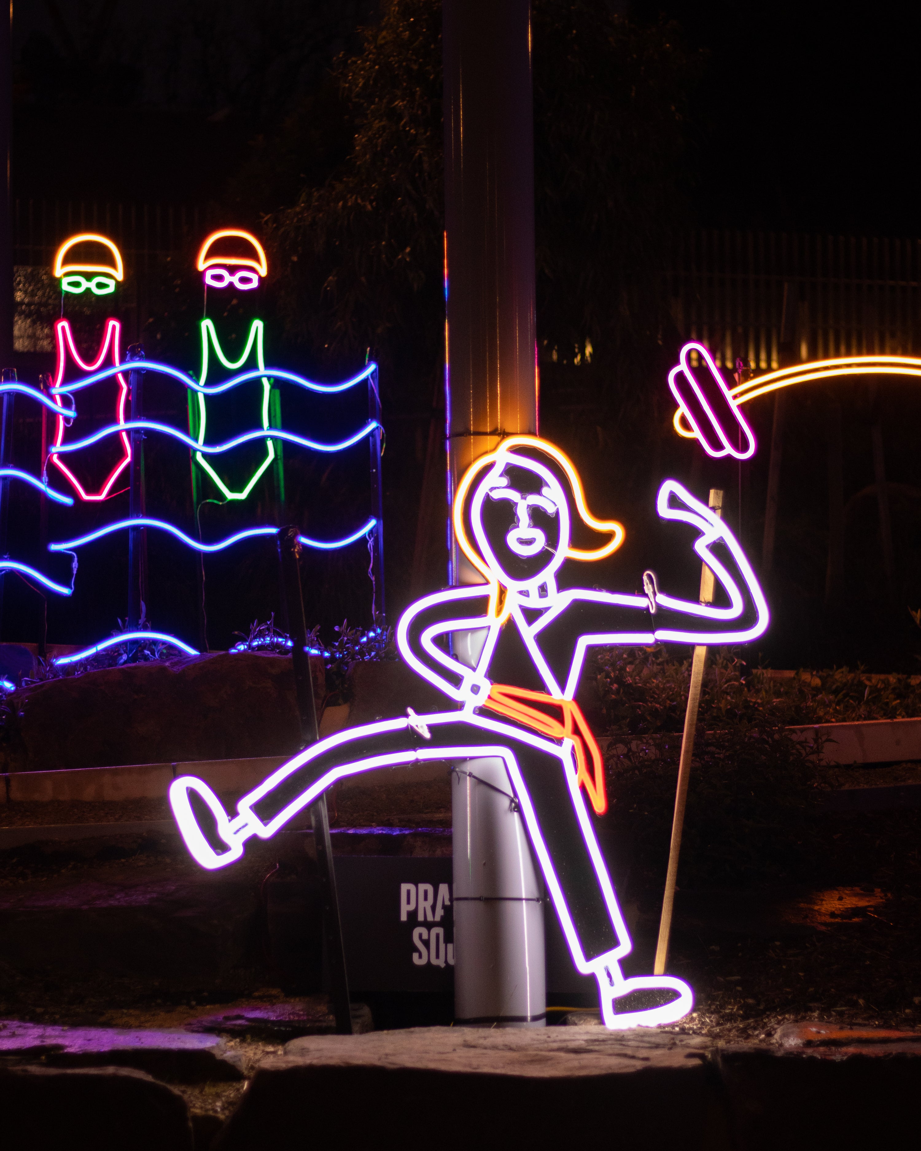 Interactive Olympic Light Show