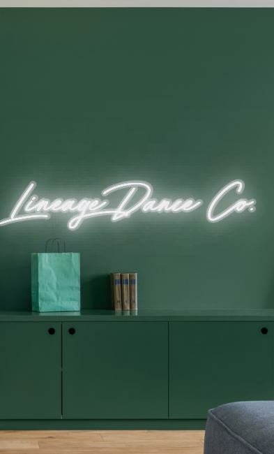 CUSTOM SIGN: Lineage Dance Co.
