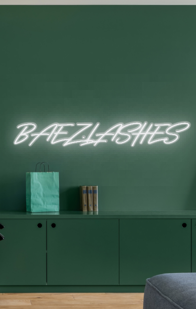 CUSTOM SIGN: BAEZ.LASHES
