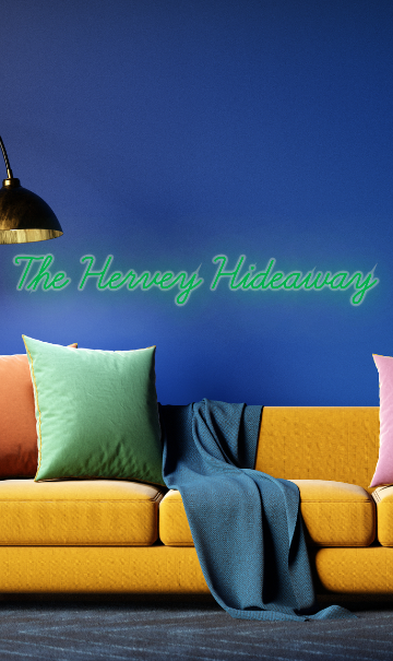 CUSTOM SIGN: The Hervey Hideaway