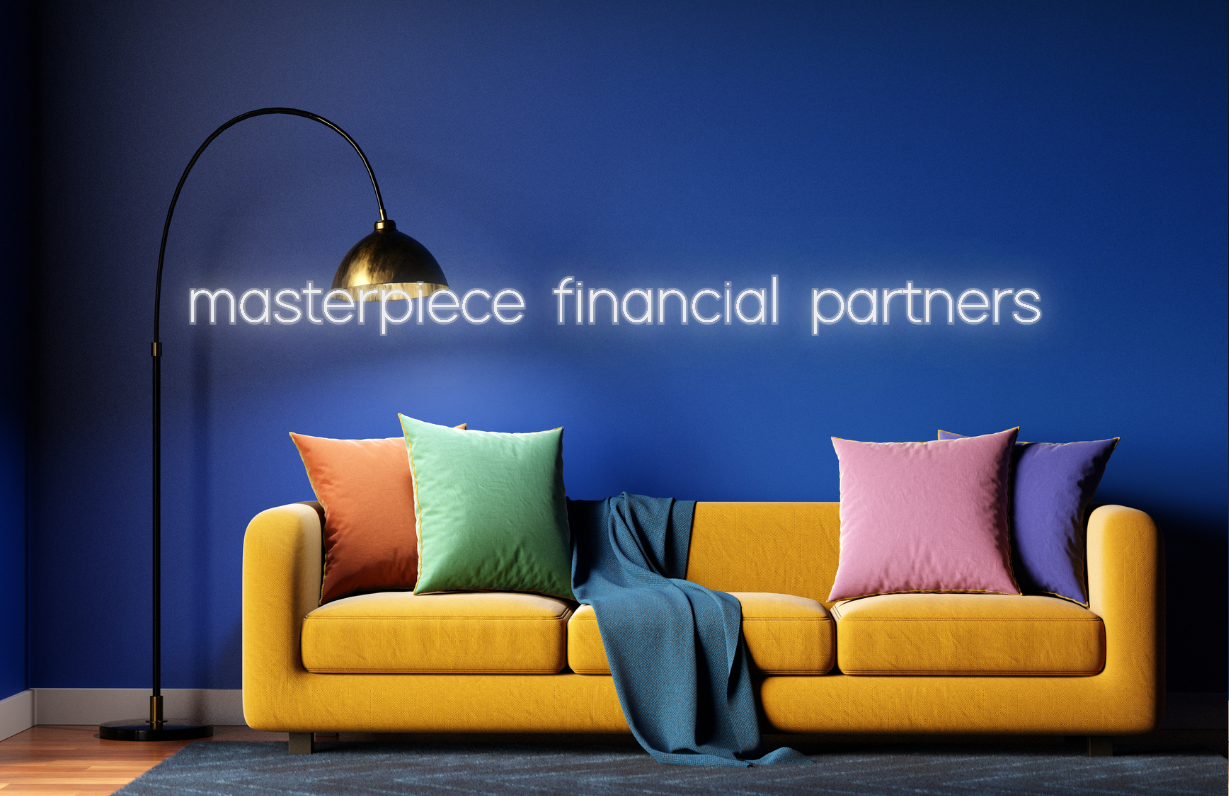 CUSTOM SIGN: masterpiece financial partners