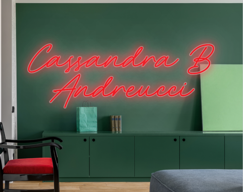CUSTOM SIGN: Cassandra B
Andreucci