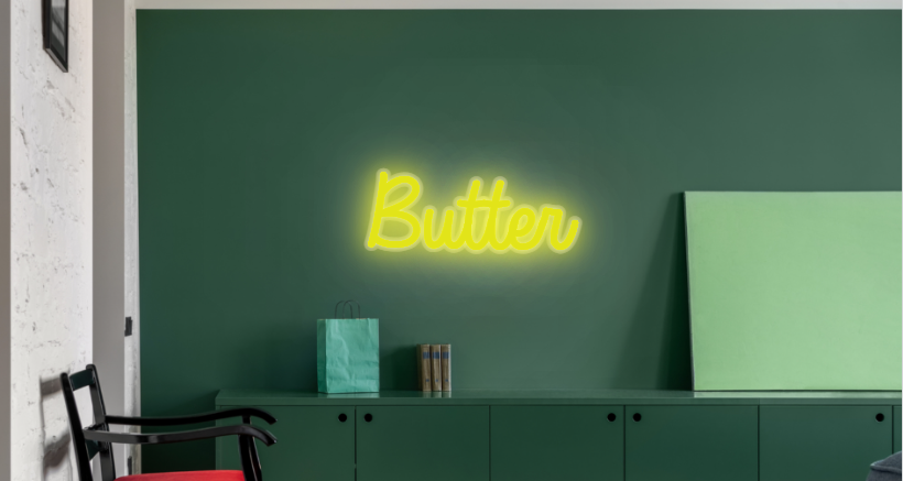 CUSTOM SIGN: Butter