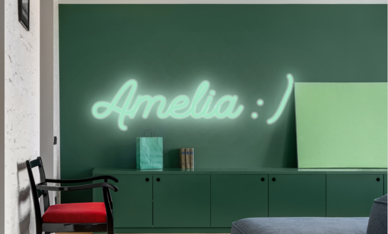 CUSTOM SIGN: Amelia :)