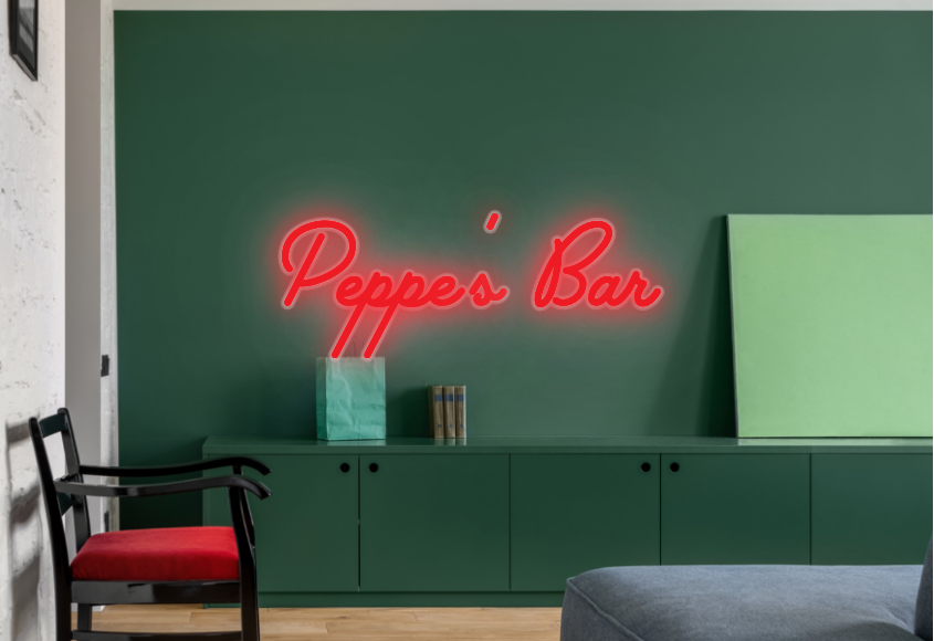 CUSTOM SIGN: Peppe's Bar