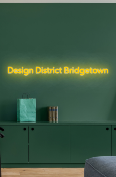 CUSTOM SIGN: Design District Bridgetown