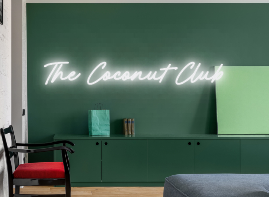 CUSTOM SIGN: The Coconut Club