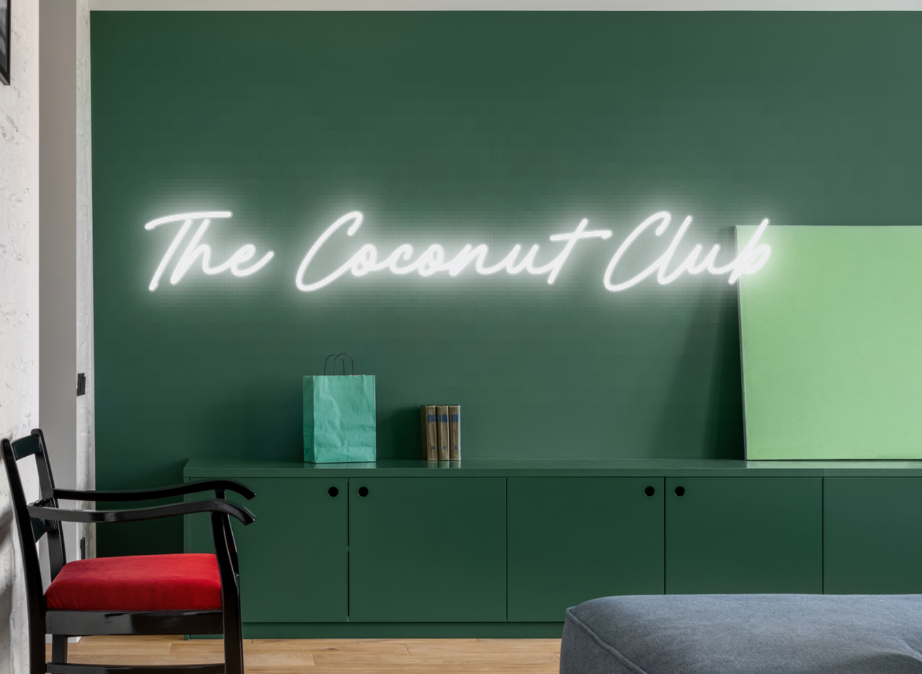 CUSTOM SIGN: The Coconut Club