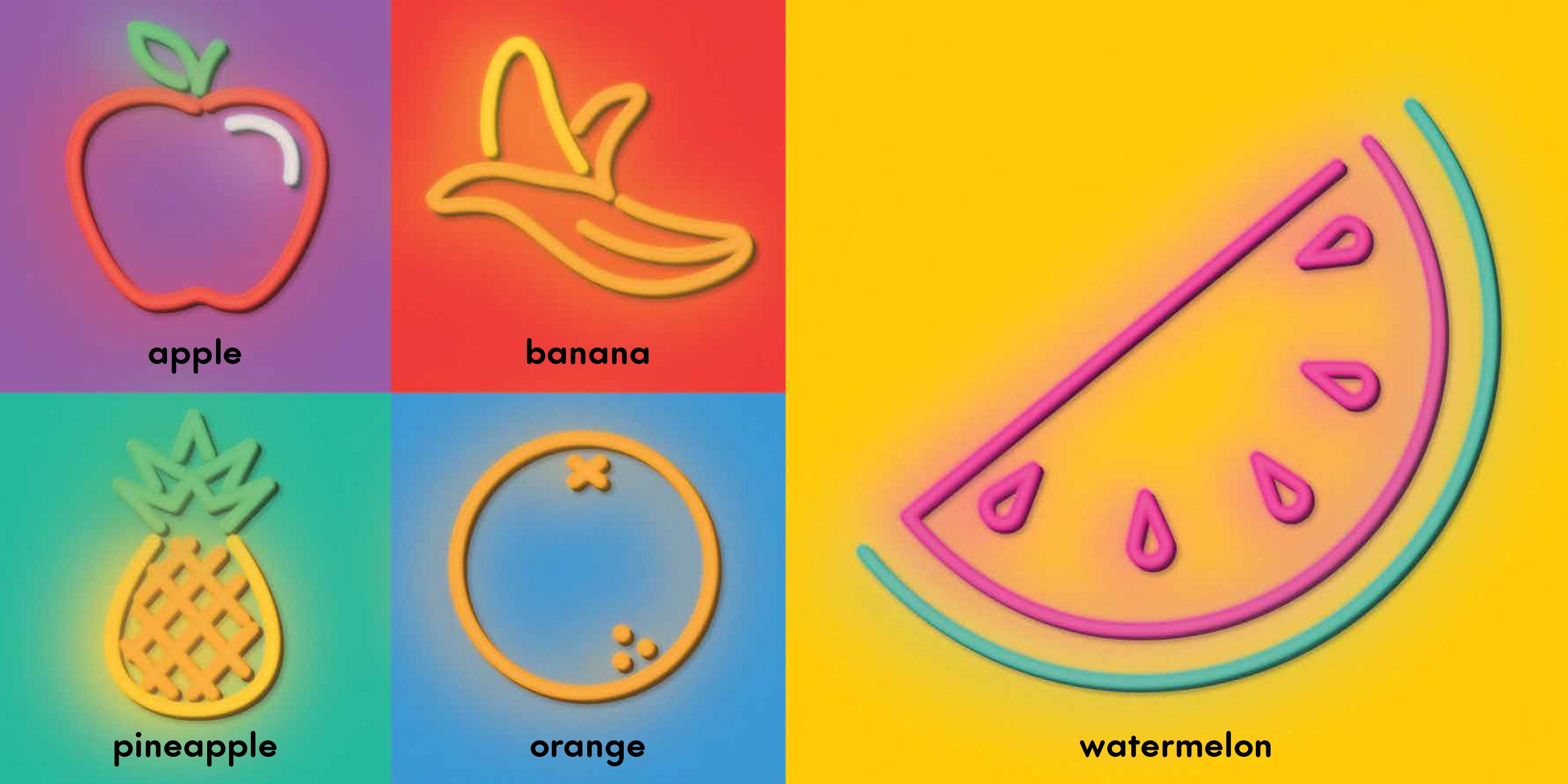 Neon Baby Words